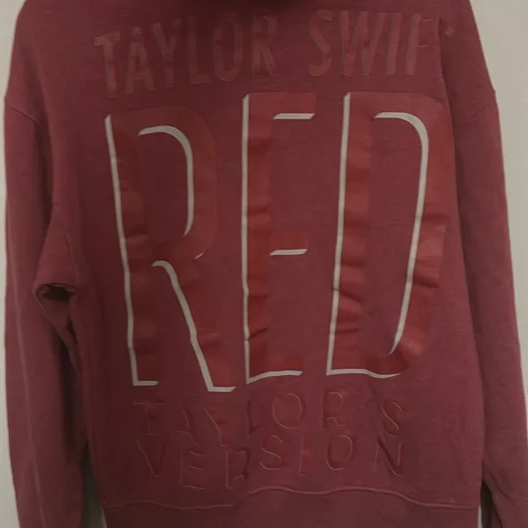Taylor Swift Red (Taylor’s Version) Official 2021 Merch Hoodie Sweatshirt Small - Picture 4 of 10